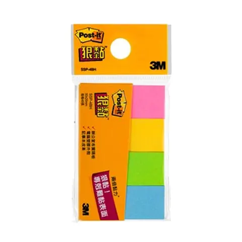 3M Post-it SSP-4BH 雙倍-狠黏標籤紙(4色)